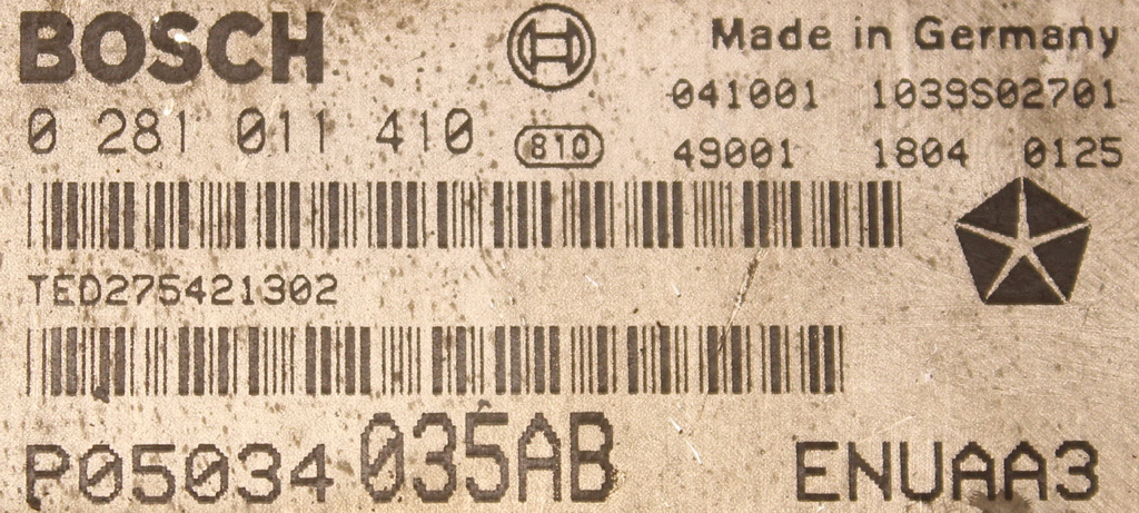 RIADIACA JEDNOTKA MOTORA CHRYSLER PT CRUISER 0281011410 - Image 2